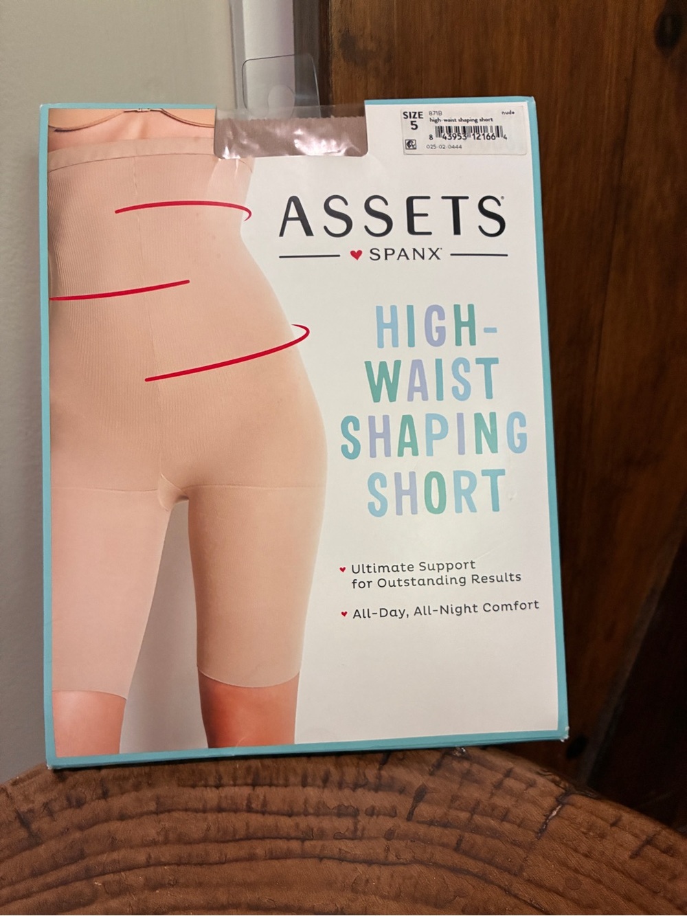 ASSETS by SPANX High-Waist Shaping Shorts Nude Size 5 Support Comfort Shapewear